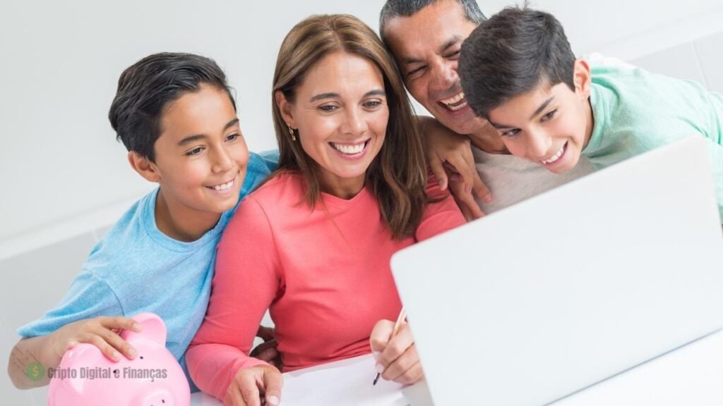 investimento começa em casa junto a família